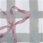 OHS Bow Gingham Throw Soft Blanket Polar Fleece Lightweight Bedspread