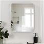 OHS Bathroom Mirror Metal Framed Vanity Wall Mounted Shower Home Decor