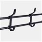16 Hook Shelving Rack Storage Tier Unit Hallway Home Decor Wire Office Organiser