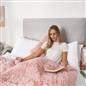 OHS Fluffy Fleece Weighted Blanket Sensory Adult Sleep Anxiety Soft Throw