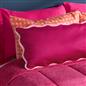 OHS Scallop Edge Bolster Pillow Soft Maternity Back Support Filled Cushion