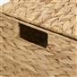 Natural Storage Cube Folding Rope Organiser Woven Wicker Hamper Strong Eco Box