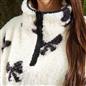 OHS Bows Half Zip Hoodie Teddy Fleece Winter Thermal Jumper Pullover Sweatshirt