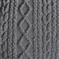 OHS Cable Knit Bedding Set Reversible Fleece Quilt Duvet Cover with Pillowcase