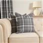 Woven Check Cushion Covers Tartan Pack of 2/4 Filled Case Pad Set 18