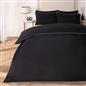OHS Piped Edge Duvet Cover Set Soft Quilt Pillowcase Bedding Double King Size