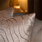 Velvet Cushion Covers Metallic Wave 2/4 Pack of Filled Plump Pads Home Decor Set