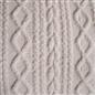 OHS Cable Knit Bedding Set Reversible Fleece Quilt Duvet Cover with Pillowcase
