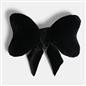 OHS Bow Shaped Cushion Velvet Decorative Filled Scatter Pillow Gift