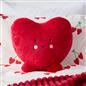 OHS Heart Shaped Cushion Decorative Filled Scatter Throw Pillow Home Decor