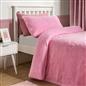 OHS Bow Tufted Bedding Set Teddy Fleece Super Soft Duvet Cover with Pillowcase
