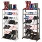 OHS 7 Tier Shoe Rack Stand Storage Compact Space Organiser Shelf Metal 21 Pairs