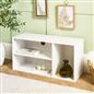 OHS Oslo TV Stand Engineered Wood 3 Cube Shelves Entertainment TV Unit, White