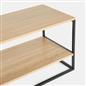 OHS Manhattan TV Stand Engineered Wood Shelves Entertainment Unit