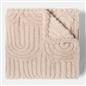 OHS Tufted Arches Throw Teddy Fleece Blanket Winter Soft Warm Bedspread