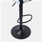 Adjustable Bar Stools x 2 Velvet Swivel Pub Seat Kitchen Breakfast Counter Chair