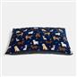 OHS Print Pet Bed Fleece Paw Checks Leopard Stripes Xmas Calming Cushion Dog Cat