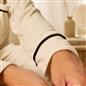 OHS Piped Edge Pyjama Set Button Through Fleece Womens Loungewear Nightwear Pjs
