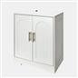 OHS Arch Under Sink Bathroom Cabinet with 2 Doors Wooden Under Basin Storage