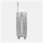 OHS Metallic Effect Suitcase Set 3-Piece Hard Shell Luggage 4 Wheel ABS