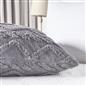 OHS Cable Knit Bolster Cuddle Cushion Fleece Back Support Filled Reading Pillow