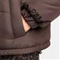 OHS Puffer Jacket Windproof Padded Winter Outerwear Cropped Zip Coat Hiking