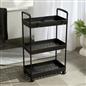 OHS Trolley Cart 3 Tier Roll Bathroom Storage Portable Kitchen Home Organiser