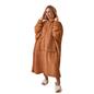 Brentfords Extra Long Blanket Hoodie Oversized Teddy Fleece Sweatshirt Adult NEW