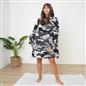 Dreamscene Camo Oversized Hoodie Blanket Giant Hiking Wearable Sherpa Sweatshirt