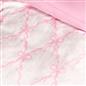 OHS Bow Lattice Throw Ultra Soft Blanket Flannel Fleece Lightweight Bedspread