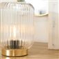 OHS Glass Cordless Lamp LED Battery Operated Decorative Table Night Light