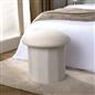 OHS Ottoman Boucle Storage Box Folding Footstool Cube Round Rectangle