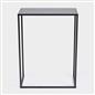 OHS Marble End Table Modern Console Bedroom Side Nightstand Metal Frame