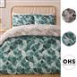 Geo Duvet Cover Set Quilt Pillowcase Watercolour Soft Bedding Double King Size