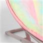 OHS Tie Dye Folding Chair Round Moon Garden Outdoor Bedroom Folding Picnic Seat