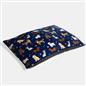 OHS Print Pet Bed Fleece Paw Checks Leopard Stripes Xmas Calming Cushion Dog Cat