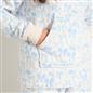 OHS Bow Print Loungewear Set Winter Sherpa Nightwear 2-Piece Hoodie Jogger Gift