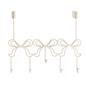 OHS Bows Over the Door Hook Hanger 5 Hooks Metal Coats Towel Rack