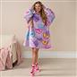 Hoodie Blanket Candy Heart Wearable Throw Oversized Giant Sherpa Fleece Plush