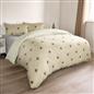 Bee Duvet Cover Set Reversible Stripe Quilt Bedding Set Single Double King Size