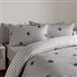 Bee Duvet Cover Set Reversible Stripe Quilt Bedding Set Single Double King Size