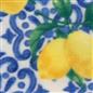 OHS Lemon Print Throw Soft Polar Fleece Lightweight Blanket - 120 x 150cm
