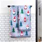 OHS Gonk Print Towels Novelty Xmas Autumn Soft Absorbent Hand Bath Towel Sheet