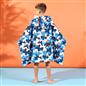 Kids Poncho Beach Towel Hooded Quick Dry Microfibre Holiday Swimming Absorbent