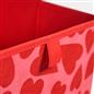 OHS Heart Storage Box 2 Pack Folding Cube Space Saving Organiser