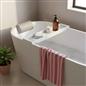 OHS Bamboo Bath Tub Rack Storage Bathroom Caddy Shelf Tray Soap Holder Tidy Unit