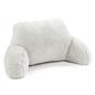 OHS Teddy Fleece Reading Pillow Cuddle Cushion with Arms Lumbar Bed Chair