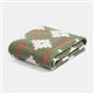 OHS Geo Print Throw Soft Blanket Polar Fleece Lightweight Bedspread