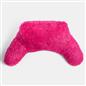 OHS Fluffy Cuddle Cushion Reading Pillow with Arms Lumbar Bed Chair