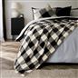 OHS Gingham Throw Super Soft Fleece Travel Blanket Thermal Bedspread Home Decor